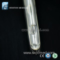 Disposable urethral catheter with heat-polished eyes